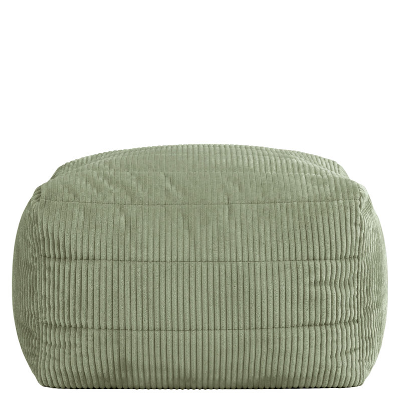 Corduroy Bean Bag Chair, Sage Green