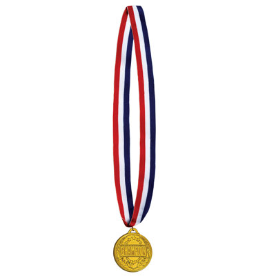 Champion Medal with Ribbon
