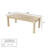 84" 100% Solid Wood Desk