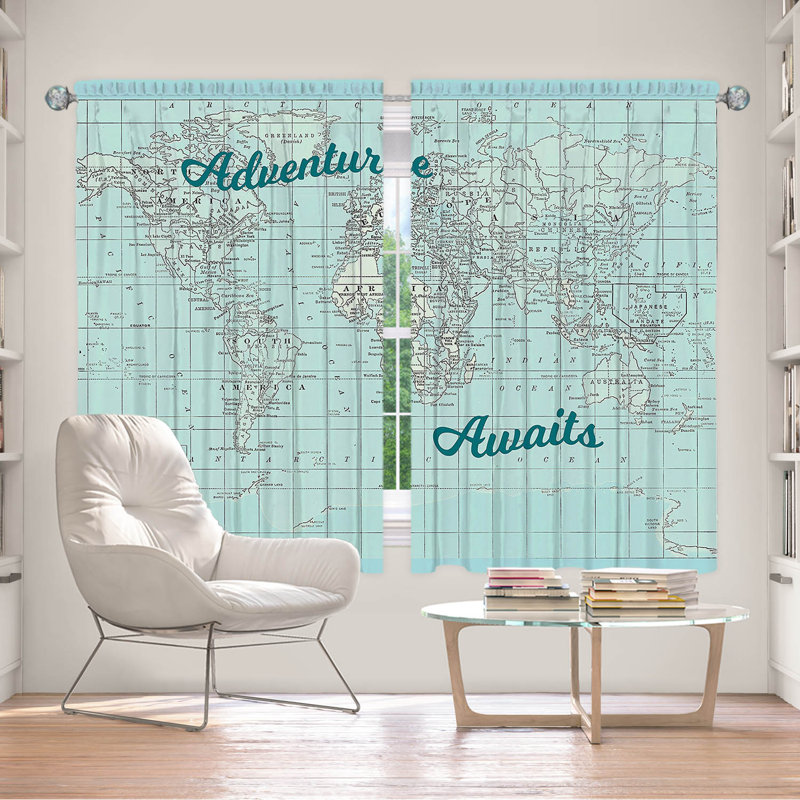 Panneaux de rideaux obscurcissant et isolant Adventure, L 56 po x L 78 po