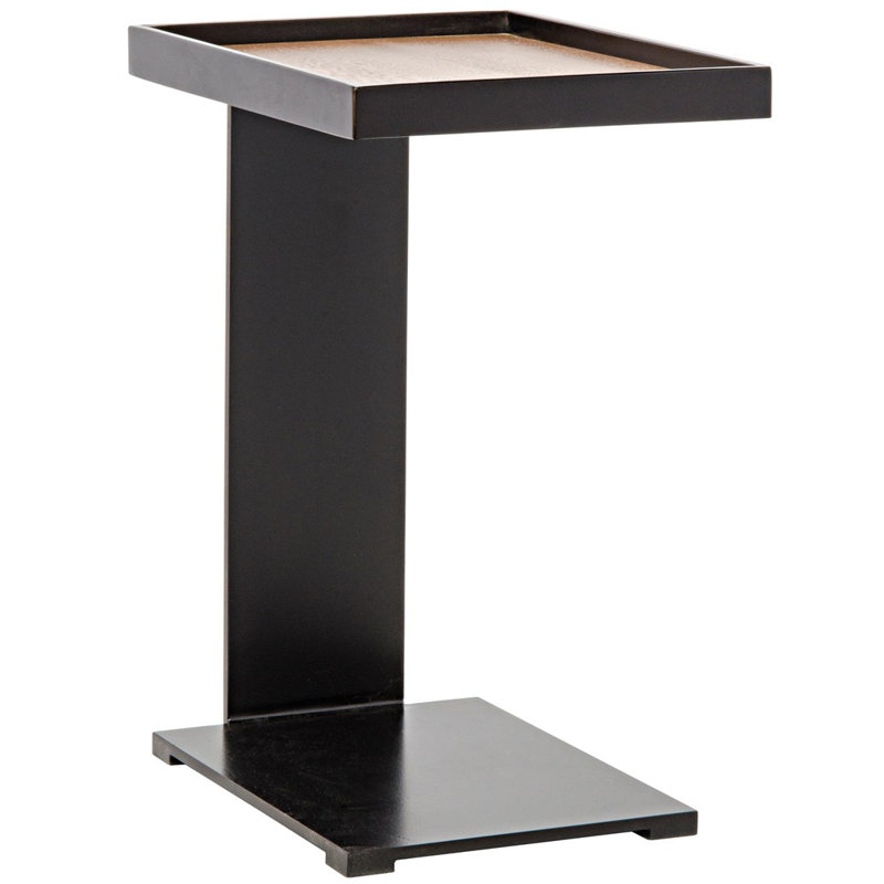 Ledge Solid Wood End Table