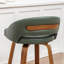 Tabourets de bar pivotants en simili cuir Lawrence-74279000-74278947