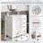  32" Single Bathroom Vanity With Ceramic Top
