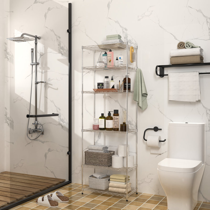 Kravitz 54cm W Stainless Steel Shelving Unit