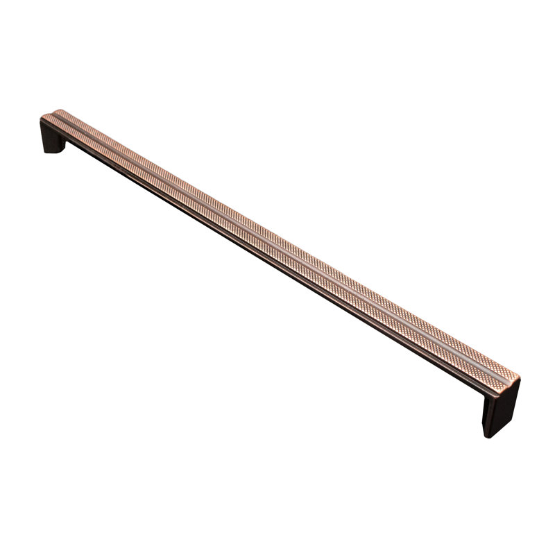 Brushed Copper 12.6'' Center to Center Bar Pull