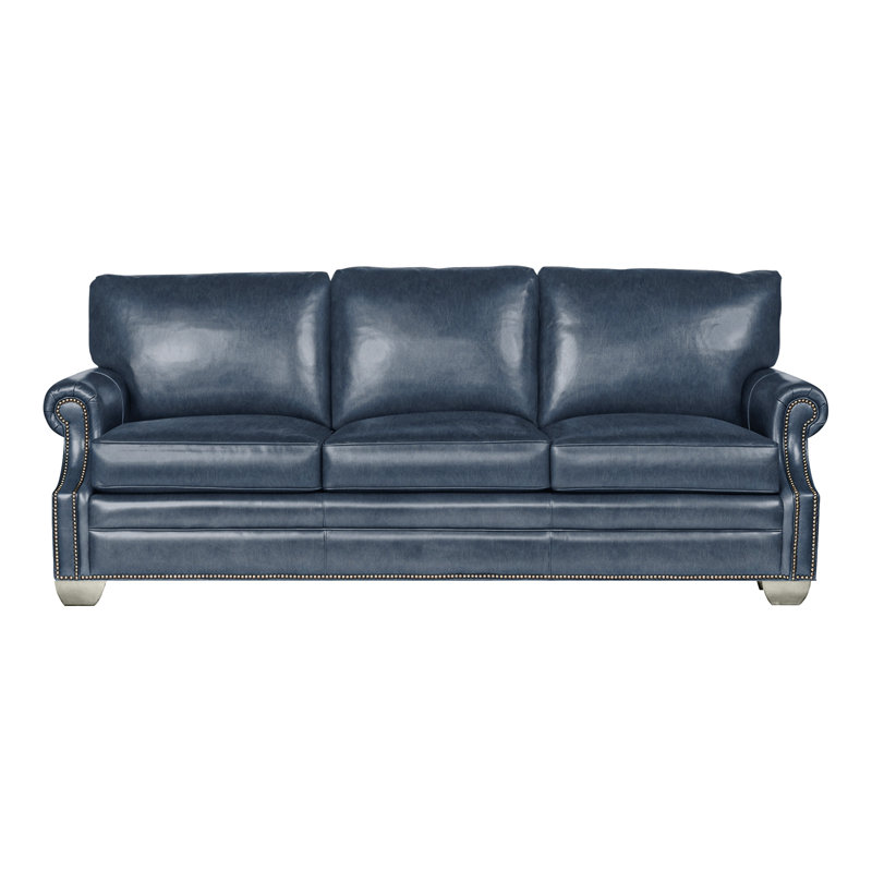 Gutherly Sleep Sofa, Wrenn, Saloon Jeans Genuine Leather, Yes