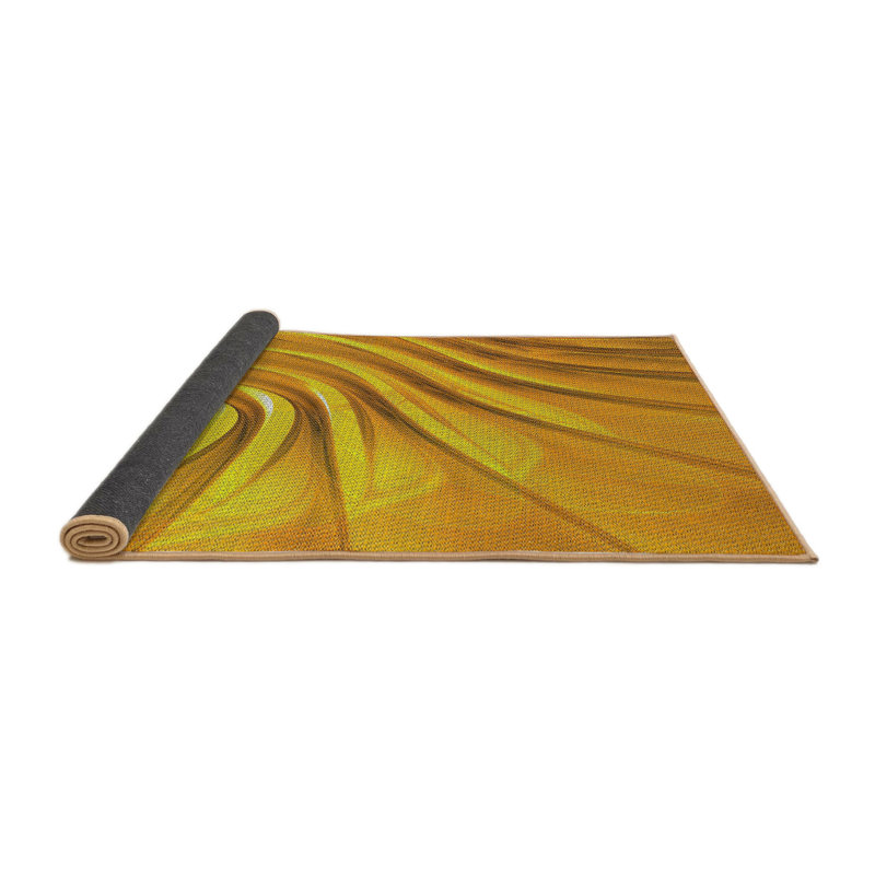 Tapis jaune, Rond 4 pi