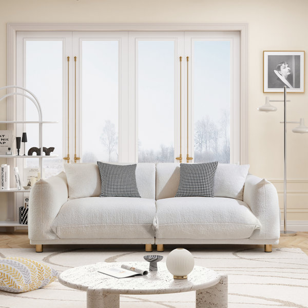 Hokku Designs Dionys 86.61'' Velvet Sofa | Wayfair