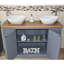 Florina 1230mm Double Bathroom Vanity with Vessel Ceramic Basin