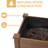 Behn Mobile Wooden Elevated Planter With Wheels