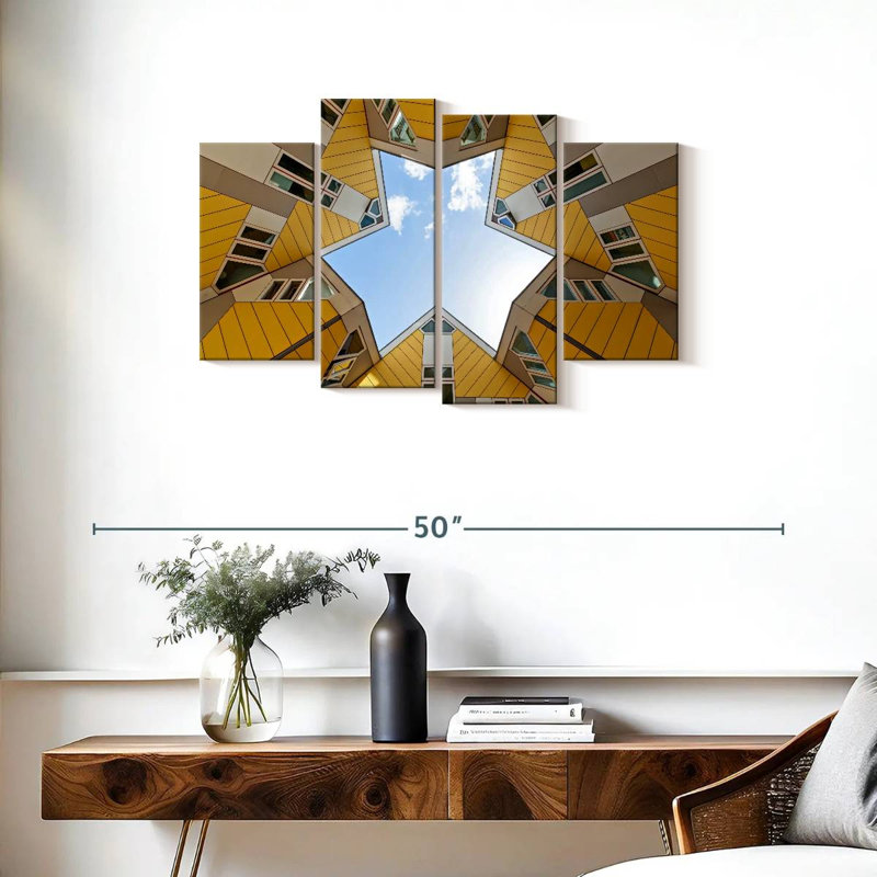 Lilie Rotterdam Cube Houses, 22" H x 36" W