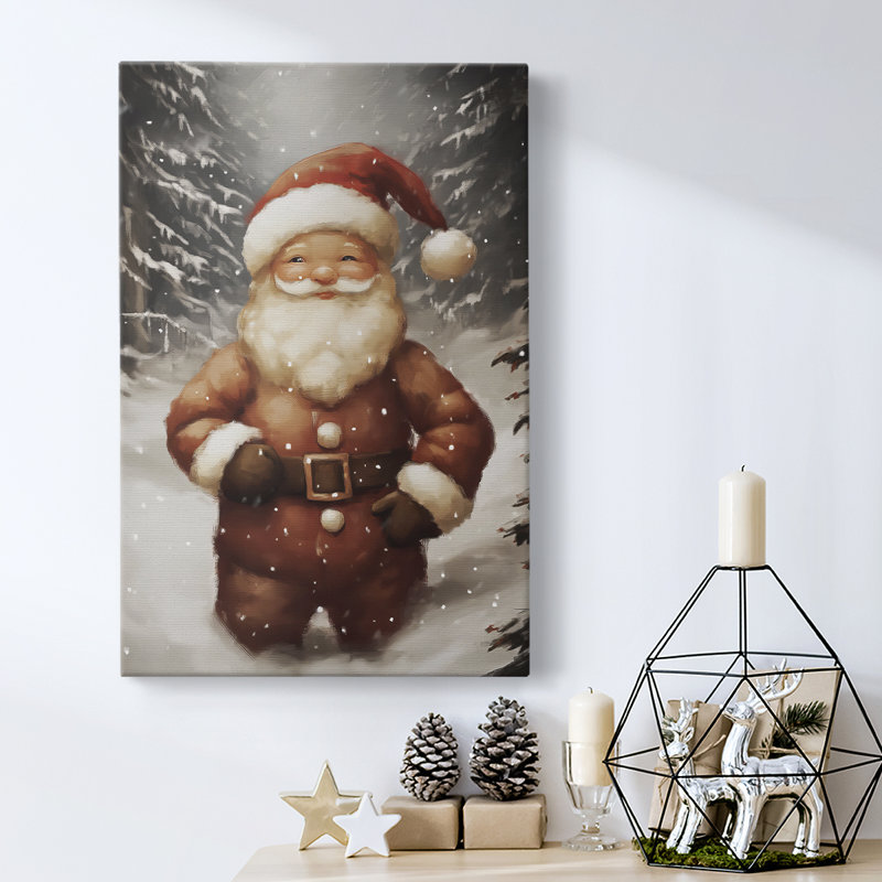 Art des Fêtes de Noël - Toile tendue avec châssis - série 2-douzième, H 36 po x l 24 po