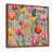 Toile avec cadre flottant brun