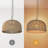 Baldassarre - Light Matte Black Dome Pendant-783838591