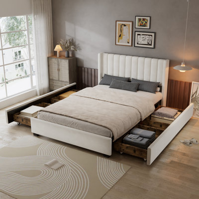 Metal Storage Bed