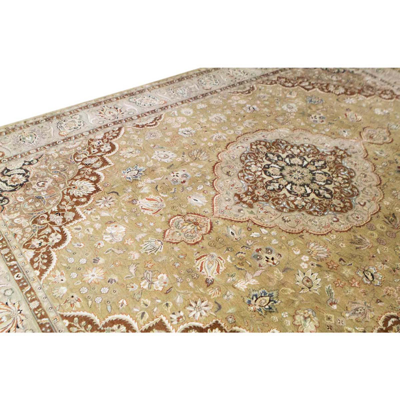 Oriental Area Rug in Gold