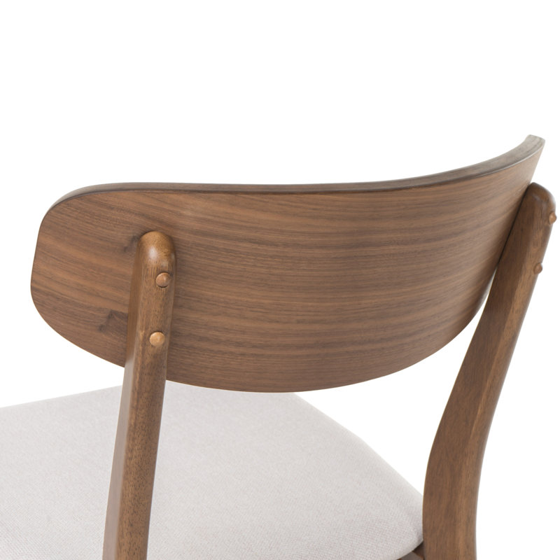 Ensemble repas pour 6 personnes, Noyer, Beige clair