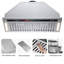 Hotte de cuisine encastrée BRAN 30 pouces, 900 pi³ / min Smart Voix / geste / contrôle tactile, ventilateur d'extraction à 4 vitesses, filtre à charbon, convertible à conduit / sans conduit