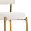 De 4 tabourets de bar de salle à manger avec tissu beige - base en métal, élégant pour un usage domestique 4 tissus de cuisine, confortables et diverses pièces