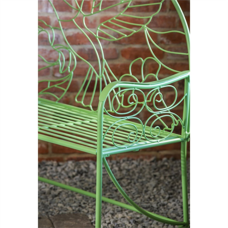 Banc de jardin en métal Hummingbird