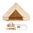 VEVOR Canvas Bell Tent 4-Season Camping Yurt Tent with Stove Jack-97761912-97761911