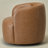 Jaydin 34" Wide Faux Leather Upholstered Swivel Armchair-651799837