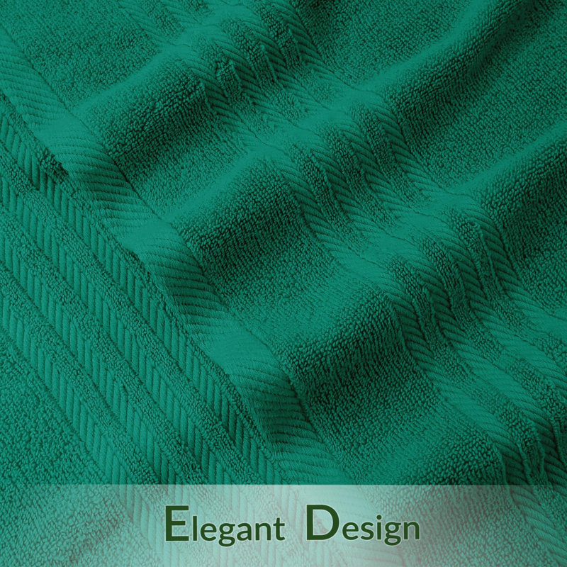 3Pk Zero Twist Large Bath sheet 80x140, Jade Green