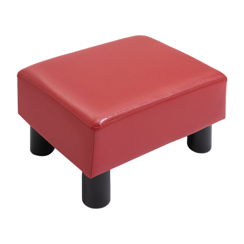Élégant rouge pour le salon, avec siège rembourré en mousse rembourrée et pieds en plastique pour la chambre à coucher, ensemble de rembourrage confortable