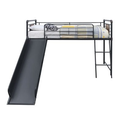 Lit mezzanine simple avec glissade Tisbury