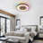 19.68'' Caged Ceiling Fan With 4 Lights Kit And Remote Control