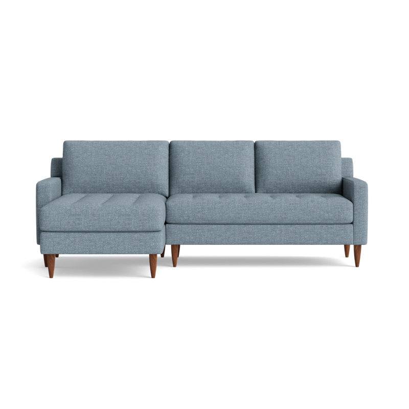 MCM Chaise Sectional, Left Hand Facing, Performance Weave - Natural