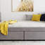Lit de jour simple tapissier avec tiroirs, support en lattes de bois (lit de jour)-1960230998