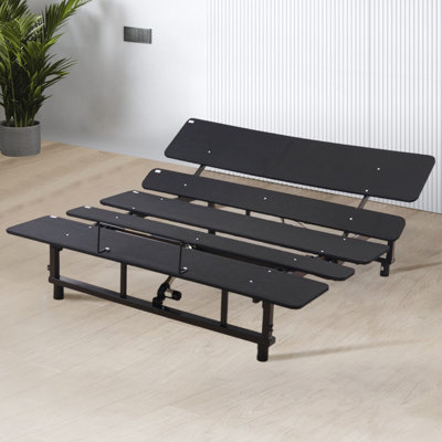 Adjustable Bed Base Frame Queen Bed Frame with Head and Foot Incline Wireless Remote Zero Gravity Quiet Motor Queen