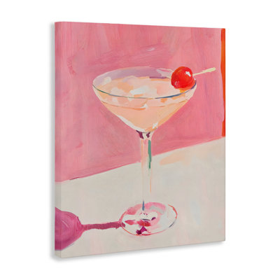 Toile cocktail cerise rose, design par Riley B