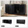 Modern Berenika 58" Wide Sideboard with Latticework Doors