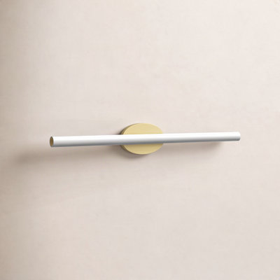 Brigitte Single Frosted Dimmable LED Vanity Light