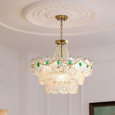 Lustre en cristal à 8 lumières Gautious
