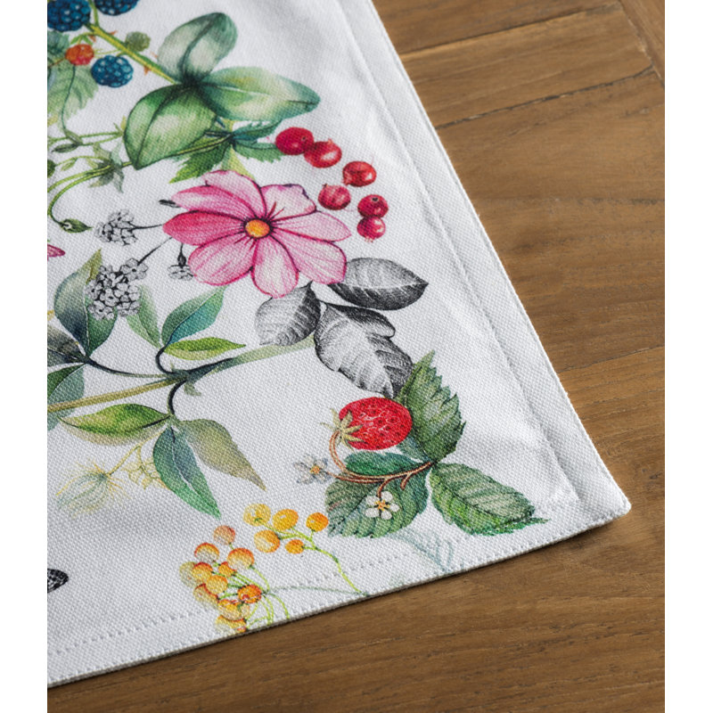 Cotton No Pattern Rectangle Placemat