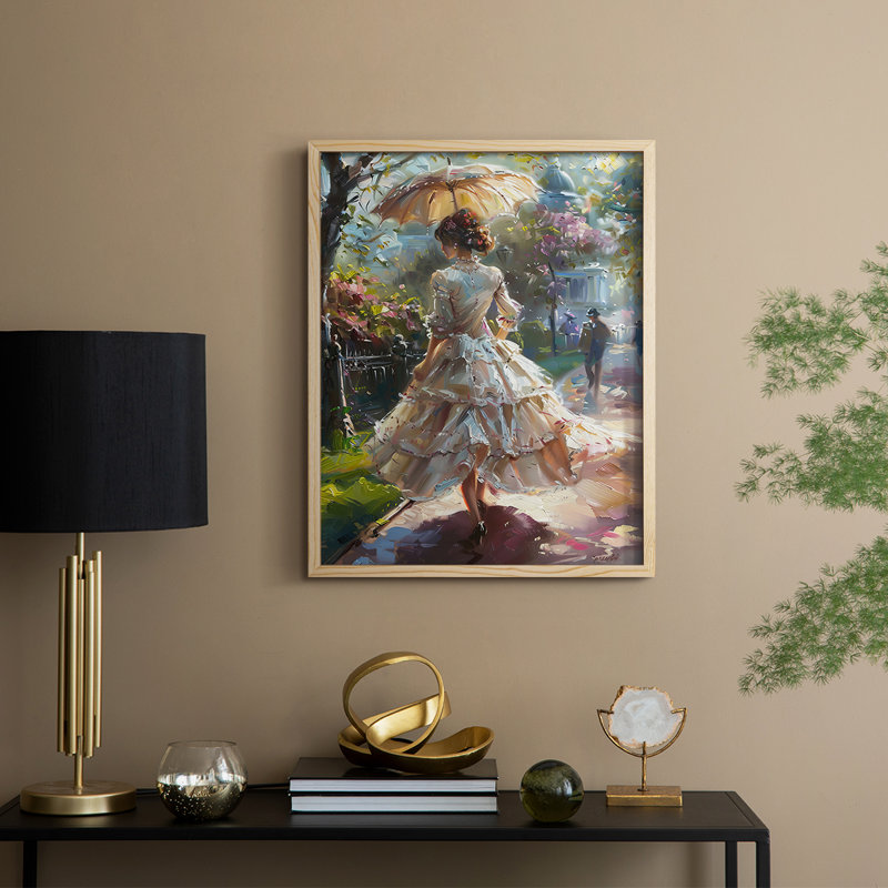 «WOMEN Series DCCII», reproduction encadrée - bois massif, Naturel, H 15 po x l 12 po