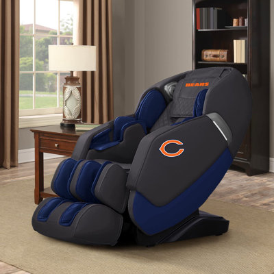 Faux Leather Reclining Adjustable Width Heated Massage Chair