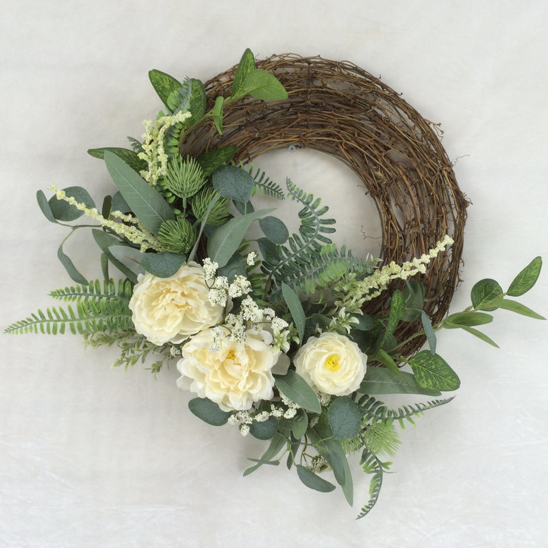 Couronne en polyuréthane 20 po Florals