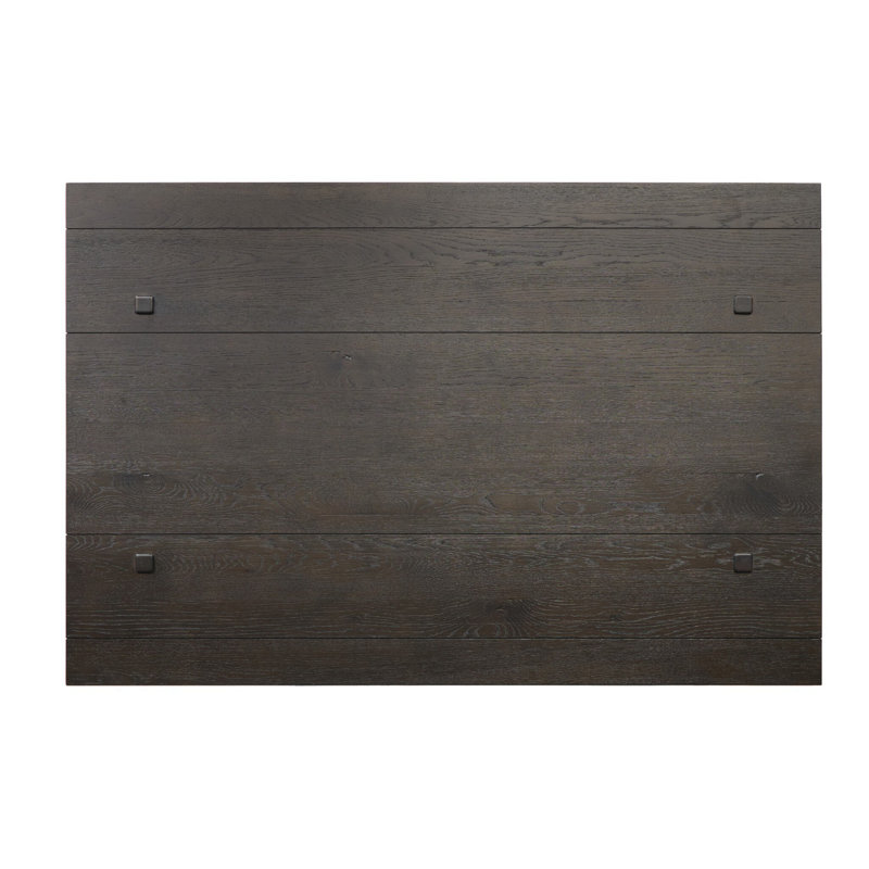 Zeno Coffee Table, Smoked Black Oak