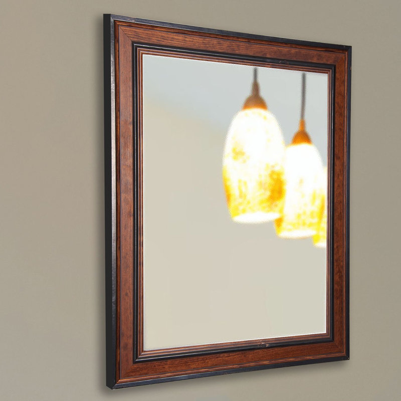 Miroir décoratif traditionnel d'Ukiah, H 36 po x l 30 po