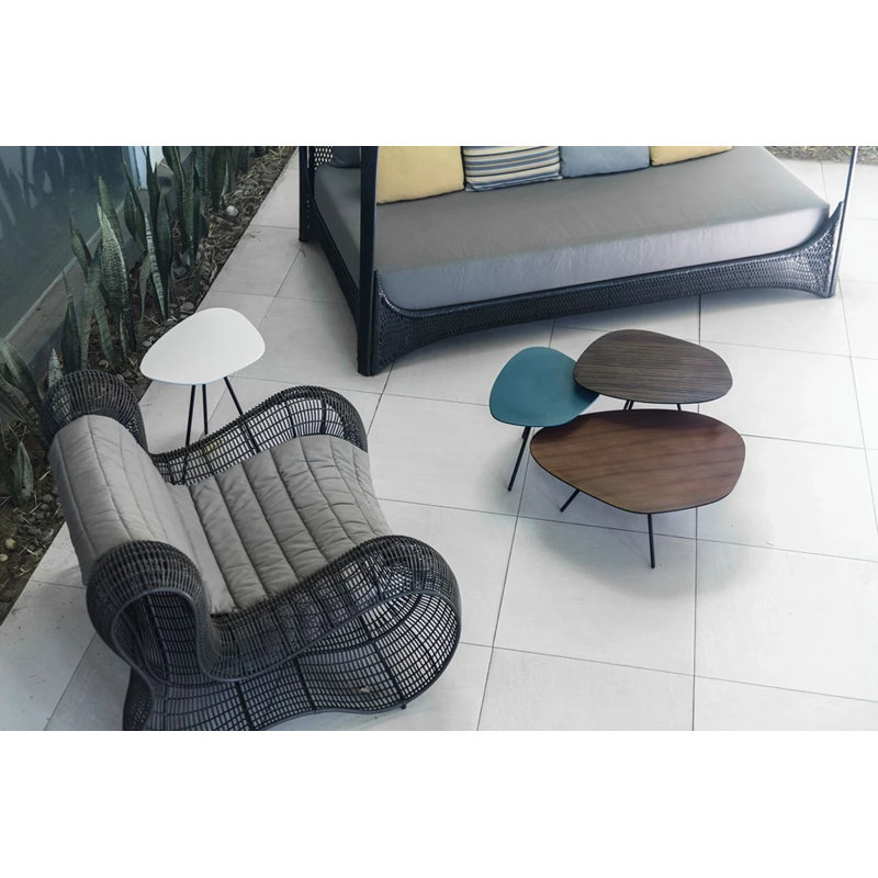 Pebble Outdoor Coffee Table, Denim