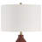 Uttermost Gourd Burgundy Table Lamp