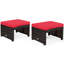 Trulli Wicker Outdoor Ottoman-549746102