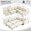 Canapé-lit modulaire surdimensionné de 118 po avec très grand canapé-lit convertible-661407700-661407702