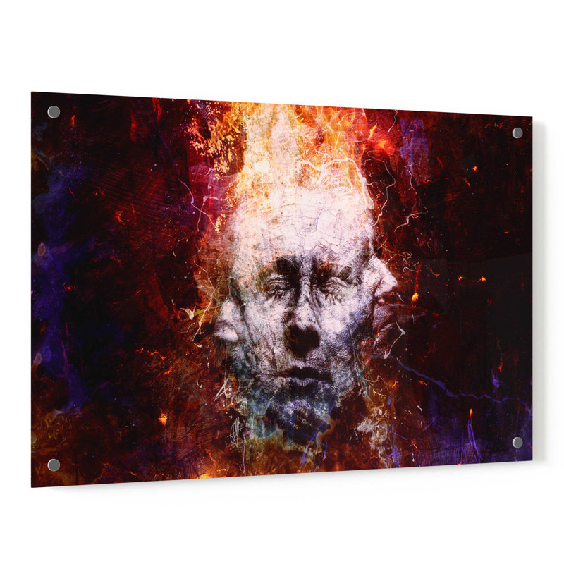 «All My Face» par Mario Sanchez Nevado, H 24 po x l 36 po x P 0,2 po
