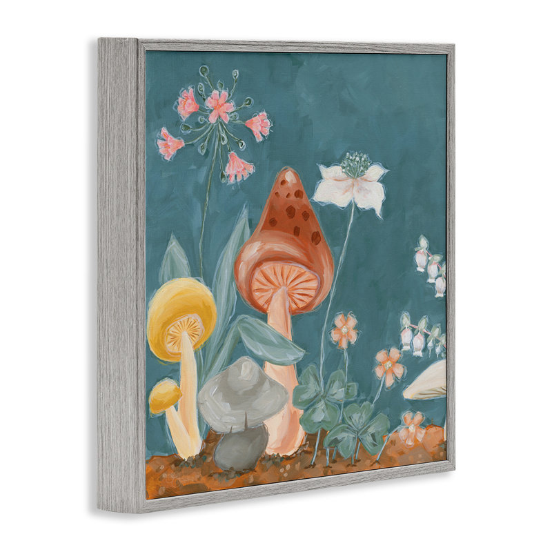Art de giclée champignon forêt par JG Studios, Estampe numérique Farmhouse, H 24 po x l 24 po