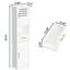 Bathroom Tall Cupboard - 1 Drawer, 2 Doors, Construction, , White Locker Proof Interior
